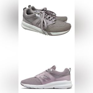 New Balance 009 Comfort Insert Lace Up Running Shoes Gray Purple Women's 8